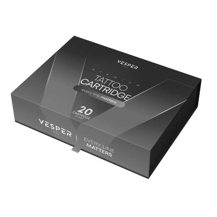 VESPER EDGE 11RS 0.35 Long Taper Tattoo Cartridge