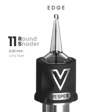 VESPER EDGE 11RS 0.30 Long Taper Tattoo Cartridge