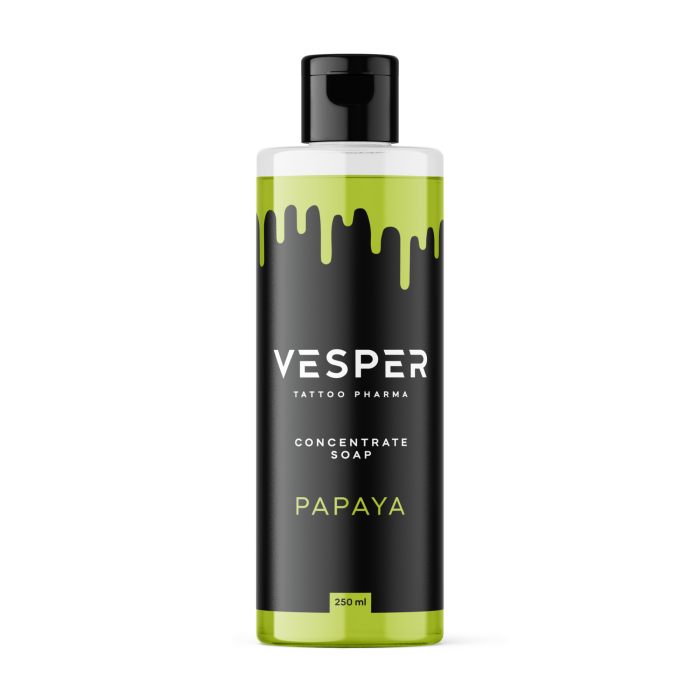 Антибактеріальне зелене мило VESPER PAPAYA 250мл